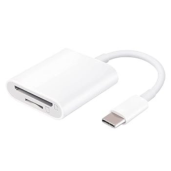 【中古】【未使用】USB Type-C SD/TF カードリーダー 2in1 SLEIJAOOE. 日本語説明書付き タイプC to SD/Micro SD メモリーカードリーダー 変換アダプタ 高速転送 OT