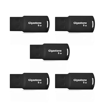 【中古】【未使用】【GIGASTONE】V70 8GB USB 2.0 5個セット USBメモリ メモリスティック データ バックアップ