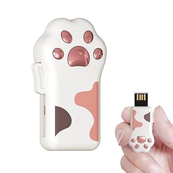 【中古】【未使用】Bilious USBメモリ かわいい 猫の足 フラッシュメモリ 小型 大容量 32GB スライド式 可愛い USB 2.0 カラフル 耐衝撃 防水 防塵 (ピンク)