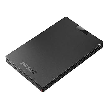 【中古】バッファロー SSD-PGC2.0U3-BC (ブラック) USB 3.2 (Gen 1) 対応 ポータブルSSD 2TB