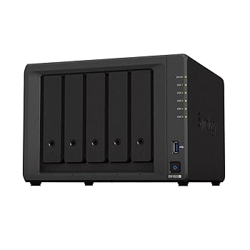 【中古】Synology NASキット 5ベイ 拡張可 DS1522+ AMD RyzenCPU 8GBメモリ搭載 スタンダードユーザー向け 国内正規代理店品 電話サポート対応品 DiskSta
