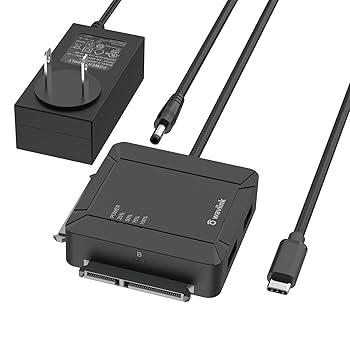 【中古】【未使用】WAVLINK USB C デュアルベイSATAアダプター オフラインクローニング機能を備えたファイル転送およびバックアップ用の外部2.5\