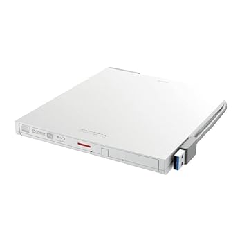 【中古】BRXL-PTV6U3-WHB(ホワイト) USB3.2(Gen1) 対応 ポータブルBD 書込ソフ|AJIMURA-SHOP