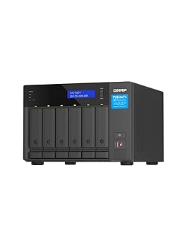 【中古】QNAP(キューナップ) TVS-h674 Intel Core i3 4中核グループ中央処理装置と16GB記憶装置を積み上げるしたハイパフォーマンスタワー型6ベイNAS