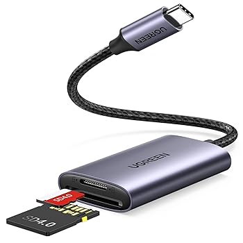 【中古】【未当てはめる】UGREEN USB-C SD歌留多指導者 SD 4.0 UHS-II SDXC歌留多 4K画像 弾丸道路伝える UHS-I/UHS-II 用 SDXC/SDHC/SD/MMC/RS-MMC/microSDXC/microSD/microS
