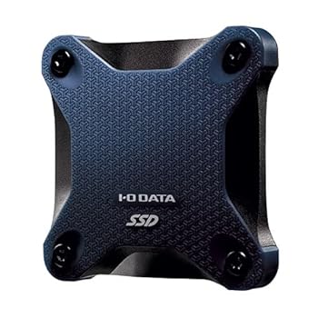【中古】IODATA SSPH-UA1NB (ミレニアム群青) USB 3.2 Gen 1対応 ポータブルSSD 1TB|AJIMURA-SHOP