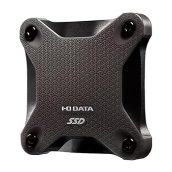 【中古】IODATA SSPH-UA250KB (スモーキーブラック) USB 3.2 Gen 1対応 ポータブルSSD 250GB
