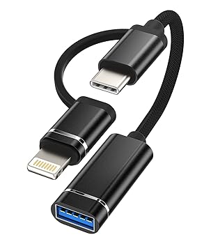 【中古】【未使用】タイプc Lightning USB変換アダプタUSB A to CライトニングOTG分岐コンバーターUSB3.0 アップルType CプラグMFI認証Apple iPhone15 Pro Max Plus 5,533円