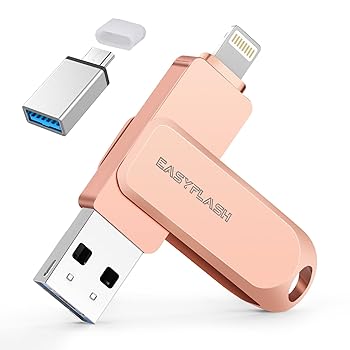 【中古】「MFi認証」iPhone usbメモリ iphone/android/PC対応 USBメモリー フラッシュドライブ Lightning/type-cコネクタ搭載 容量不足解消iPhone/iPad/i