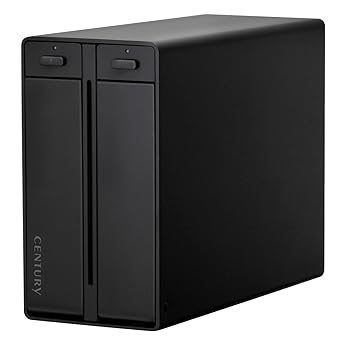 【中古】センチュリー　裸族のテラスハウス RAID USB3.2 Gen2 Type-C　CRTS35U32C_FP｜AJIMURA-SHOP