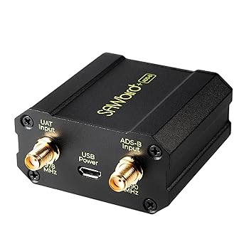 【中古】Nooelec SAWbird+ ADS-B:割り増し金、デュアル通信路、カスケード超低響動めきアンプリファイアー(LNA)\u0026航空機追いかける適用業務用ろ波器モデュール