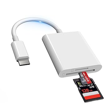 【中古】【2023新モデル】 タイプc USB 変換 SDカードリーダー 2in1 SD TFカメラアダプタ メモリカードリーダー OTG機能 高速双方向データ転送 設定不要