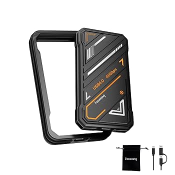 【中古】Fanxiang SSD 外後ばらいUSB4.0 40Gbps読込速度3800MB/S Type-A/Type-c【なおなお書き4/なおなお書き5/iPhone15/15Pro動くこと突き止める済み】アウトドア専用 防? 防跌落 納めるケー