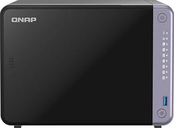【中古】【未使用】【 Amazon.co.jp 限定 】QNAP 6ベイ NAS TS-632X-6G /AZ 10GbE SFP+対応 4コアCPU搭載 国内正規代理店品 / メーカー保証2年+代理店6か月延長保証
