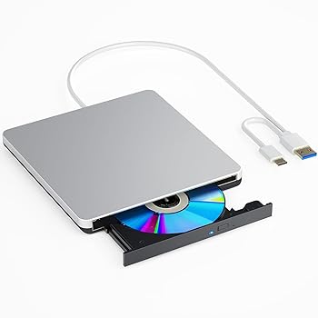 【中古】外付けDVD/CD 再生ドライブUSB3.0 対応可ポータブルCD DVDドライブ 外付け 視聴 読書 書込対応 CD/DVD ディスク読み込み 書き込み 再生 プレイヤ