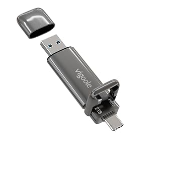 【中古】【未使用】エアリア Vigoole ビグール SD301 PRO USB SSD DRIVE 1TB 2TB 大容量 TypeC USB どちらでも接続 NVMe SSDで実測1,000MB/sを実現する次世代転送