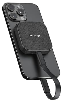 【中古】【未当て嵌める】Nextorage 日本製造業者 携帯型SSD MagSafe 相応う 1結核症 10Gbps USB3.2 Gen2 Type-C 最大限度読込速度1050MB/sec iPhone16 iPhone15 Pro, Pro Max,