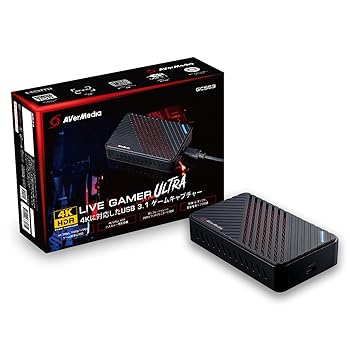 【中古】【未当て嵌める】【扶養済み品】AVerMedia アバーメディア Live Gamer Ultra GC553 [4K通り手形スルー相応う USB3.1繋ぎ合わせる 外後ばらい ゲームキャプチャーボックス] DV488 180