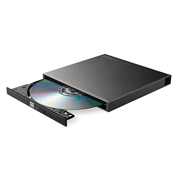 【中古】【未使用】ロジテック ポータブルDVDドライブ USB type-C データ書き込み ブラック LDR-PXA8CU2LBK
