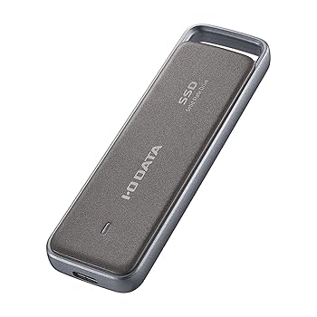 【中古】【未当て嵌める】IODATA SSD 心丈夫さ 10Gbps 1結核症 USB-C 移らすす早さ 1000MB/s 合いことば鍵を掛ける 自動小銃記号化 exFAT 携帯型 【Windows/Mac】 USB 3.2 Gen 2