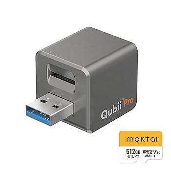 【中古】Maktar Qubii Pro (microSD 512GB付) 申し受けるしながら自動小銃うしろ押し iphone usb記憶装置 ipad 静電容量機能不全差し止める 第八芸術 画像 快い音 申しつたえる先 SNS 見聞 移