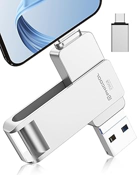【中古】【未使用】【アプリ不要 】USBメモリ256GB 4in1 Phone用USBメモリー写真データ保存 タイプc usbメモリスマホ データ保存 phone用外付けメモリ 大容量 USBフ