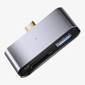 【中古】【未使用】Amzhfeng USB Type-C sdカードリーダー 3in1 USB/SD/TF変換アダプタ カメラアダプタ OTG機能 写真/動画 高速データ転送 Phone 15 / 15 Pro/Pad/M