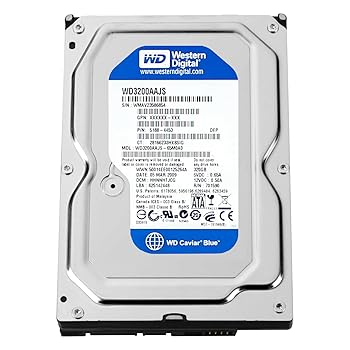 【中古】WESTERN DIGITAL 3.5インチ内蔵HDD 320GB Serial-ATA3.0Gb 7200rpm 8MB WD3200AAJS