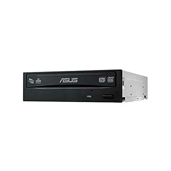 【中古】Asus Windows10相応う M-DISC相応う 最大限度24倍速書込 SATA繋ぎ合わせる ヴィデオディスク/CDライティングソフト付き添い人 DRW-24D5MT