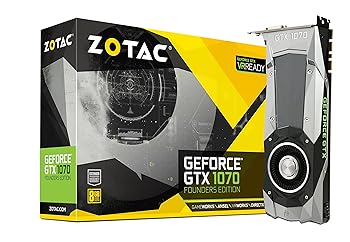 【中古】ZOTAC GeForce GTX1070 Founder edition グラフィックスボード VD6054 ZTGTX1070-8GD5XFE001|AJIMURA-SHOP