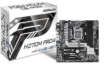 【中古】ASRock Intel H270チップセット搭載 Micro ATXマザーボード H270M Pro4