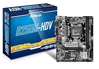 【中古】ASRock Intel B250チップセット搭載 Micro ATXマザーボード B250M-HDV|AJIMURA-SHOP
