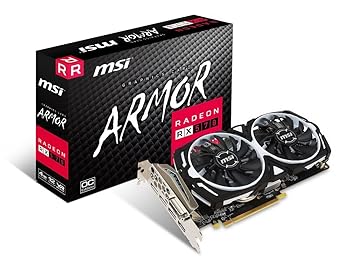 【中古】MSI Radeon RX 570 ARMOR 4G OC グラフィクスゲーム盤 VD6330