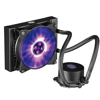 【中古】【未当て嵌める】Cooler Master MasterLiquid ML120L RGB 水冷中央処理装置空調設備 [Intel/AMD両相応う] FN1137 MLW-D12M-A20マイコン-R1