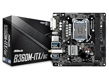 【中古】【未使用】ASRock Intel B360チップセット搭載 Mini-ITXマザーボード B360M-ITX/ac