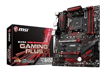【中古】MSI B450 GAMING PLUS ATX ゲーミングマザーボード [AMD B450チップセット搭載] MB4527