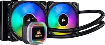 【中古】Corsair H100i RGB PLATINUM SE V2 水冷一体型 中央処理装置空調設備 [Intel/AMD両相応う] FN1318 CW-9060042-WW