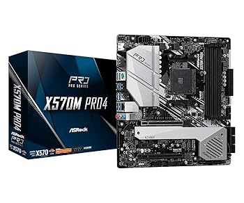 【中古】ASRock お母さんゲーム盤 X570 M Pro4 AMD Ryzen 5000 続きもの 中央処理装置 ( Soket AM4 ) 相応う X570 Micro ATX お母さんゲーム盤 【国内置き目代わりになる店品】