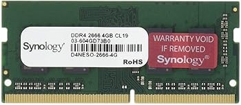 【中古】【未当て嵌める】【NAS用押しひろげる記憶装置】Synology D4NESO-2666-4G [DDR4-2,666-SODIMM / 4GB / Synology NAS専用] 国内置き目代わりになる店品