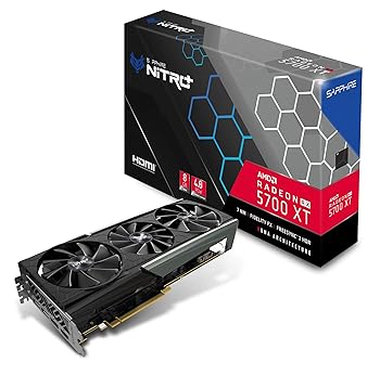 【中古】SAPPHIRE NITRO+ RADEON RX 5700 XT 8G グラフィクスゲーム盤 11293-03-40G VD7077
