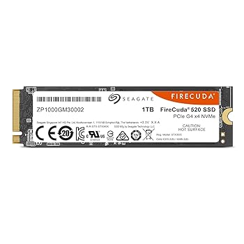 【中古】【未当て嵌める】Seagate FireCuda 520 M.2 内蔵SSD【資料引きもどす3年付】 1結核症 PCIe Gen4x4 3D TLC 定め事代わりになる店品 5年引きうける ZP1000GM3A002