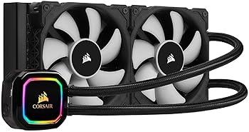 【中古】【未当て嵌める】Corsair iCUE H100i RGB PRO XT 飾り気の無い水冷中央処理装置冷房装置 RGB積み上げる 240粍放射体 CW-9060043-WW FN1378