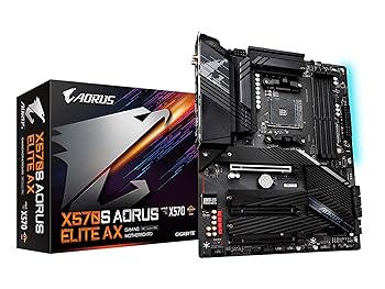 【中古】GIGABYTE X570S AORUS ELITE AX Rev.1.1 お母さんゲーム盤 ATX [AMD X570手当て仕掛ける積み上げる] MB5517