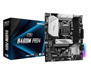 【中古】【未使用】ASRock Intel 第10世代CPU(LGA1200)対応 B460チップセット搭載 Micro ATXマザーボード 【国内正規代理店品】 B460M Pro4