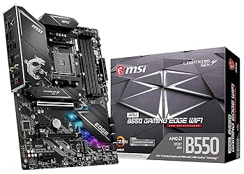 【中古】MSI MPG B550 GAMING EDGE WIFI お母さんゲーム盤 ATX [AMD B550 手当て仕掛ける積み上げる] Ryzen 5000 続きもの中央処理装置 MB5025 (中央処理装置のみ)