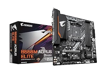【中古】GIGABYTE B550M AORUS ELITE マザーボード MicroATX [AMD B550 チップセット搭載] MB4995 41,049円