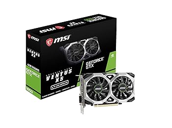 【中古】MSI GeForce GTX 1650 VENTUS XS 4G グラフィクスゲーム盤 VD7312