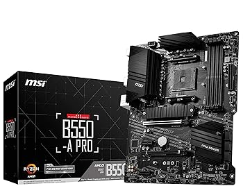 【中古】MSI B550-A PRO 母ちゃんゲーム盤 ATX [AMD B550 心付け書き割り積み上げる] MB5032