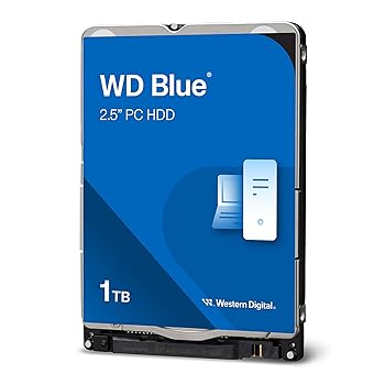 【中古】ウエスタンデジタル(Western Digital) WD Blue 内蔵 HDD ハードディスク 1TB SMR 2.5インチ SATA 5400rpm キャッシュ128MB ノート PC メーカー保