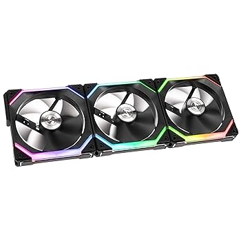 【中古】【未当て嵌める】LIANLI かかわり合い型パソコン入れもの気違い 専用LED取り締まるホンブルグ帽「L-CONNECT」 アドレッサブルRGB相応う UNI FAN SL120 BK 3Pack(w/controller) 日本置き目